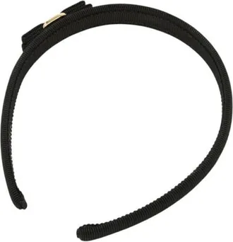 Ferragamo Pre-owned Accessories, female, Black, Size: ONE SIZE Pre-owned Nylon Hair Accessory