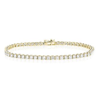 Vir Jewels 6 cttw Lab Grown Diamond Tennis Bracelet in 14K Yellow Gold For Women