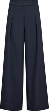 Co'Couture Luna CC Pleat Pant - Trousers - Mujer - Azul - S