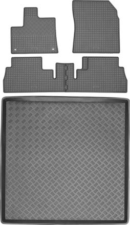 OEM Juego De Alfombrillas De Goma Para Coche Y Maletero Para Citro&euml;n Berlingo Iii Kombi A Partir De 2018