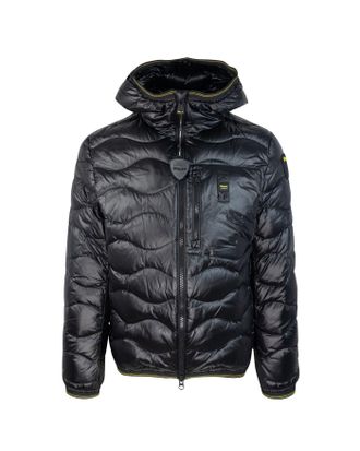 Blauer Black Wave Quilted Down Jacket