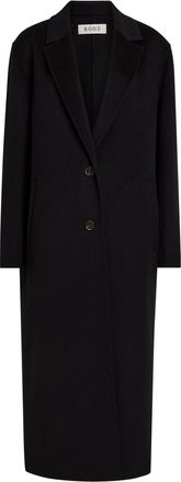 R&oacute;he Single-breasted Wool Coat - Black - 42 (UK14 / L)