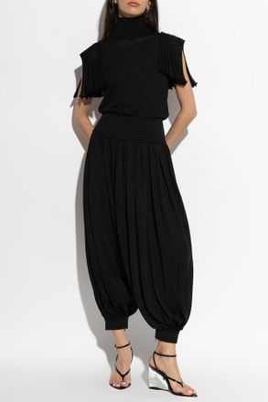Alaia Wide-leg Trousers, Womens, Black