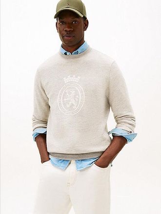 Tommy Hilfiger Varsity TH Crest Mouliné Fleece Sweatshirt