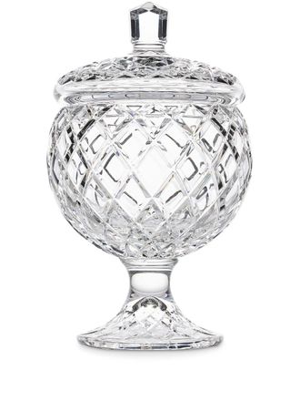 Mario Cioni & C tall crystal vase - unisex - Crystal - One Size - White