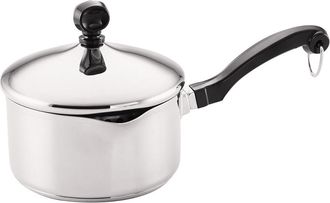 Farberware Classic Stainless Steel Straining Saucepan With Lid