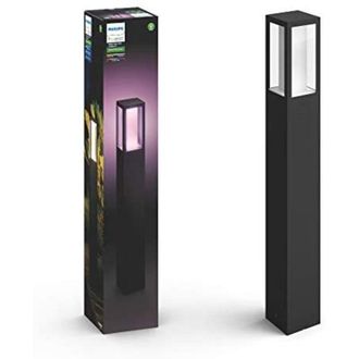 Philips La Lampara Led Impress Low Lamp 49w Glass / Metal Black Color 1743230p7