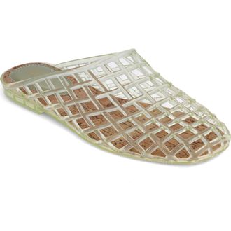 Mia Sophie Clear Woven Mule in Pistachio at Nordstrom Rack, Size 10