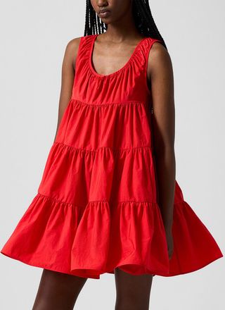 Cecilie Bahnsen Womens Aino tiered minidress