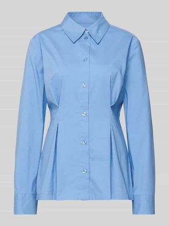 Gestuz Hemdbluse aus Baumwoll-Mix Modell Zopy in Hellblau, Gr&ouml;&szlig;e 34