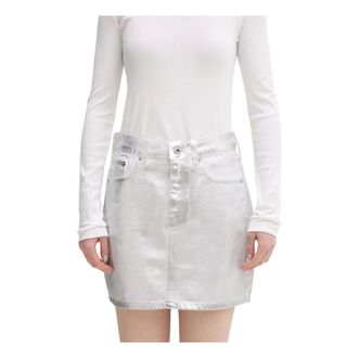 Karl Lagerfeld Donna, Gonne, Bianco, XS, new