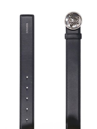 Versace Womens Belts Black Calf Leather