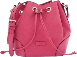 Gucci Pre-owned Bucket Bags, female, Pink, Size: ONE SIZE Pre-owned 354229 Shoulder bag