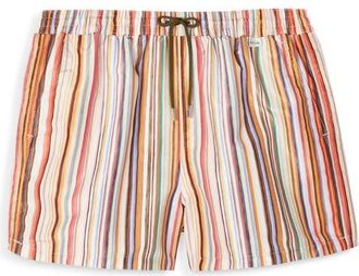 Paul Smith MEN SWIM SHORT PAINTED SIG STR in Multicoloured at Nordstrom, Size Medium