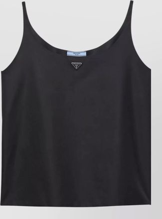 Prada scoop neck top