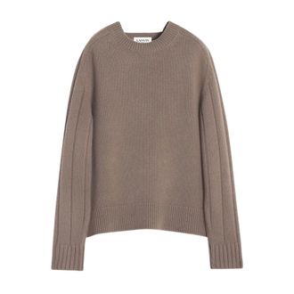 Lanvin Heren, Truien, Beige, Maat: L Wol