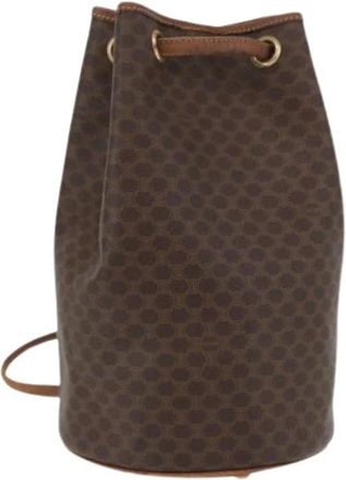 Celine Pre-owned Bucket Bags, female, Brown, Size: ONE SIZE Pre-owned Plastic Bucket Bag