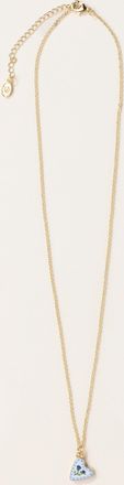 Fat Face FatFace Heart Enamel Necklace in Gold Tone