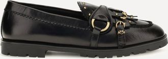Pinko Nora leather Loafers Female 36