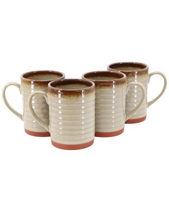 Gibson Home Dnu Gibson Home Terra Bella 4Pc Terracotta Mug Set
