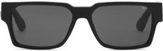Philipp Plein Sunglasses Men in Black/black at Nordstrom, Size +0.00