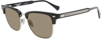 John Varvatos Mens Square Frame Sunglasses In Black