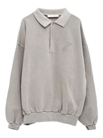 Fear of God Poloshirt met geborduurd logo - Grijs