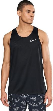 Nike Stride Dri-FIT Adv Running Tank Top Mens Clothing Black/Reflective Silver : 2XL, Polyester