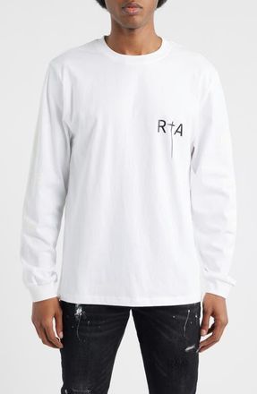Rta Greatest Hits Long Sleeve Graphic T-Shirt in White Greatest Hits at Nordstrom, Size Xxx-Large
