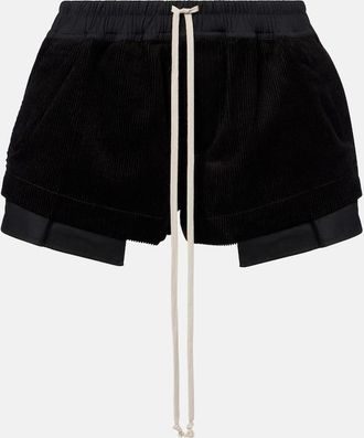 Rick Owens Shorts Fog in cotone e lino