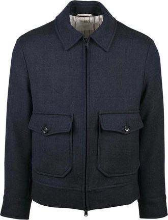 Circolo 1901 Jassen, Heren, Blauw, M, Wol, Giubbotto