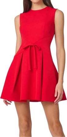 Shoshanna Hattie Dress In Cherry