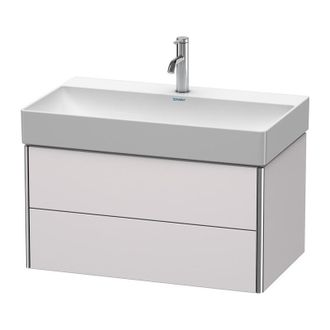 Duravit Duravit Xsquare Mueble De Pared 78.4x46.0 Cm, 2 Cajones, Para Lavabo Durasquare 235380, Color (frente/cuerpo): Blanco Lila Seda Laca Mate - Xs41620878