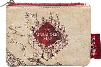 Half Moon Bay Harry Potter Marauders Map Coin Purse | Small Purses For Women With Zip | Harry Potter Wallet & Harry Potter Purse For Coins | Harry Potter Gifts For 