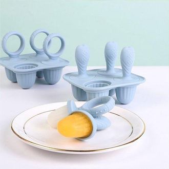 OEM Molde De Silicona De 2 Piezas Para Paletas Heladas Con Formas Divertidas (frutas Y Animales) Sin Bpa Y F&aacute;cil De Desmoldar