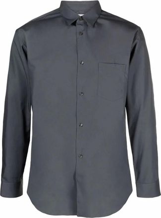 Comme Des Gar&ccedil;ons Heren, Overhemden, Grijs, Maat: XL Katoen