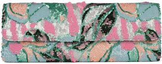 Jeffrey Campbell Disco Sequin Clutch in Teal Multi at Nordstrom