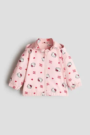 H&M Fleece-lined jacket in Light Pink/hello Kitty at Nordstrom, Size 12M