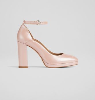 L.k. Bennett Womens Raelynn Closed Courts, Pink - Size UK 7