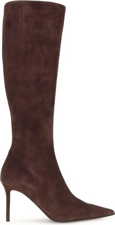 Giuseppe Zanotti Giuseppe Zanotti Womens Knee High Suede Stiletto Boots - Dark Brown Leather - Size EU 40