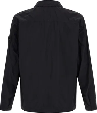 Stone Island Recycled Polyamide Overshirt - Black