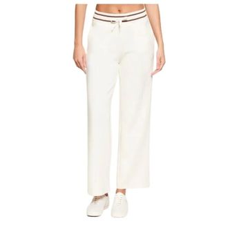 A|X Armani Exchange Wide Trousers, female, White, Size: XS Wide Trousers