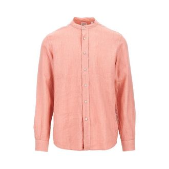 Aspesi Linen shirt with Mandarin collar Man 40