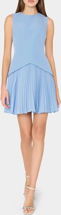 Milly Haddy Mini Dress In Blue