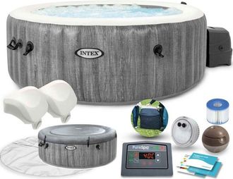Intex Spa Hinchable Con Hidromasaje Para 4 Personas Intex 28440