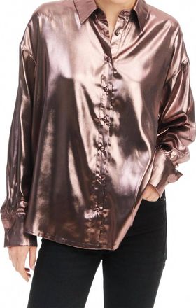 Allison New York Lola Shirt In Rose Gold