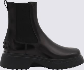 Tod's Black Leather Boots