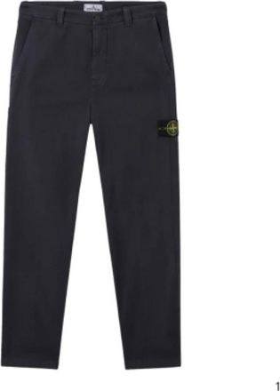 Stone Island Panama Chino - Heren - Broeken - Blauw - Maat: W29 Katoen
