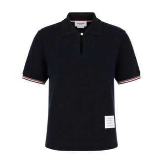 Thom Browne Dames, Tops, Blauw, Maat: L