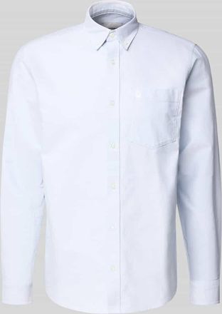 Carhartt Work in Progress Regular Fit Freizeithemd mit Button-Down-Kragen in Hellblau, Größe XL